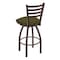 Holland Bar Stool Co 30" Swivel Bar Stool, Bronze Finish, Graph Parrot Seat 41030BZ015 - alternate 2